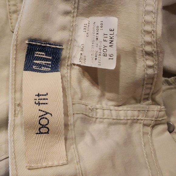 GAP BLUE JEANS High-Waisted VTG Boyfriend / Button-Fly Jeans Size 16 EVC - Picture 2 of 13